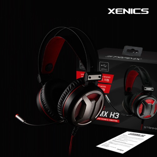 XENICS 제닉스 STORMX H3 게이밍 게임용 헤드셋