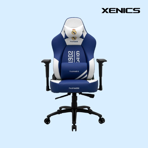 XENICS 제닉스 레알 마드리드 프리미엄 Real madrid Premium Chair 게이밍 게임용 체어 컴퓨터 의자
