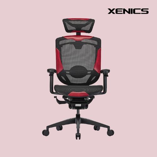XENICS 제닉스 디베리 DVARY 메리트 블랙 오피스체어 사무용 컴퓨터 메쉬 시원한 의자