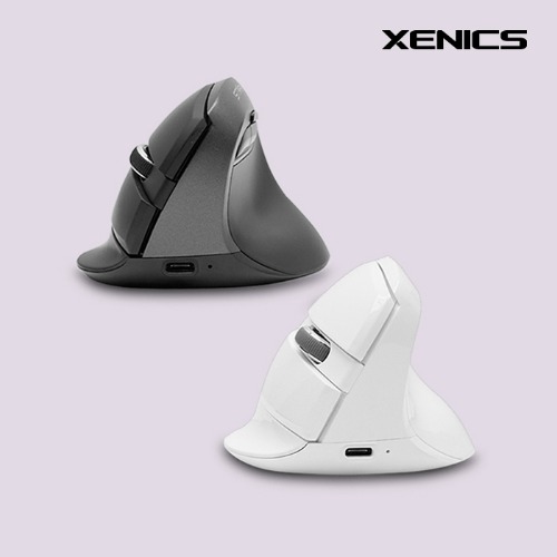 XENICS 제닉스 STORMX VM3 인체공학 버티컬 무선 사무용 블루투스 마우스 재택근무용