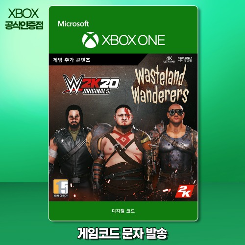 XBOX ONE WWE 2K20 오리지널 웨이스트랜드 원더러 추가컨텐츠 / 엑스박스 디지털코드 문자발송