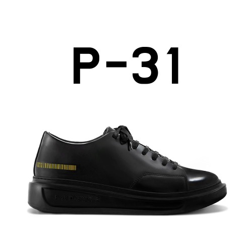 靴 P-31 OVERSOLE BLACK EDITION 7CM 26.5 MUSINSA | P-31 Oversole Black Label 7cm sneakers - Black Edition
