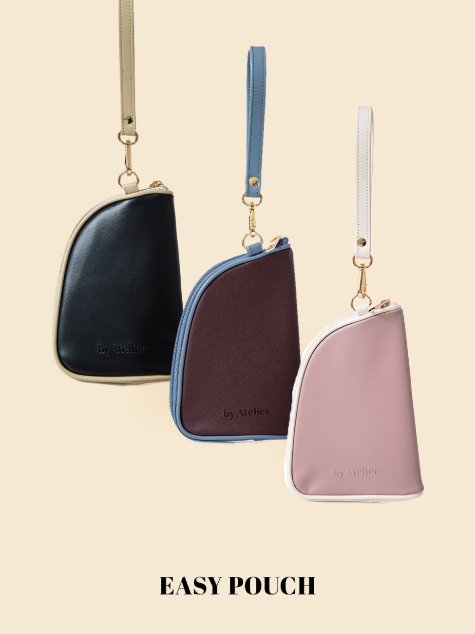 [by Atelier]EASY POUCH BAG _ 3 Colors
