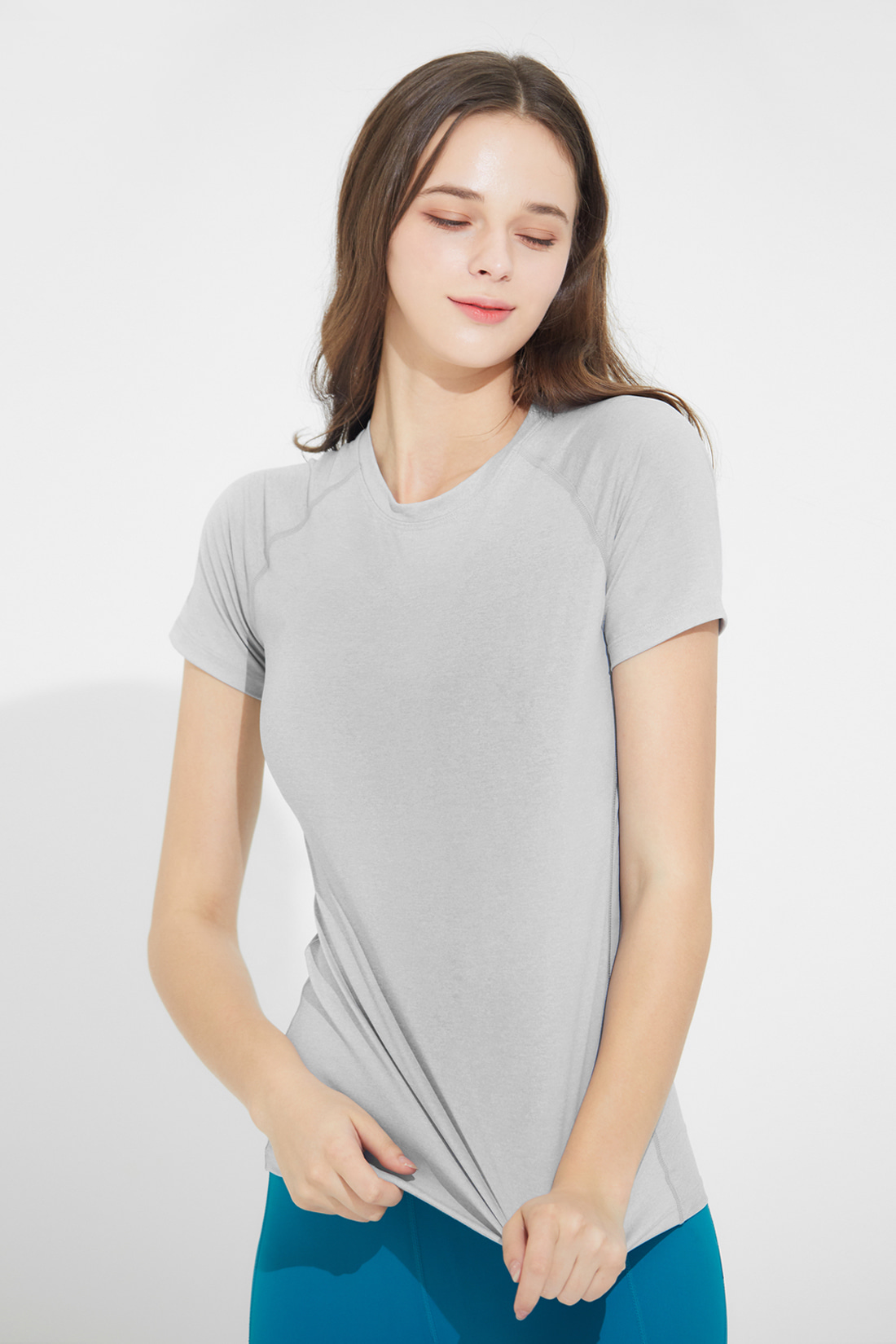 슬릭 티셔츠 라이트그레이 Light gray