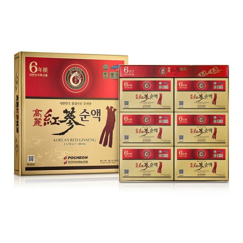Korean Red Ginseng Extract Drink 80mlx30packs