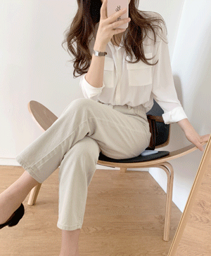 sheer blouse (3color)