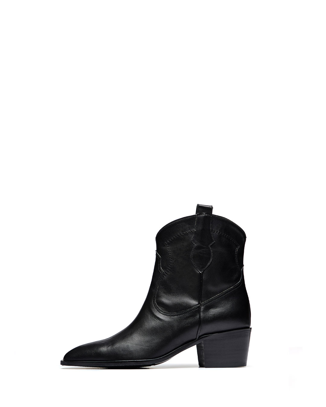 Western Boots - BLACK