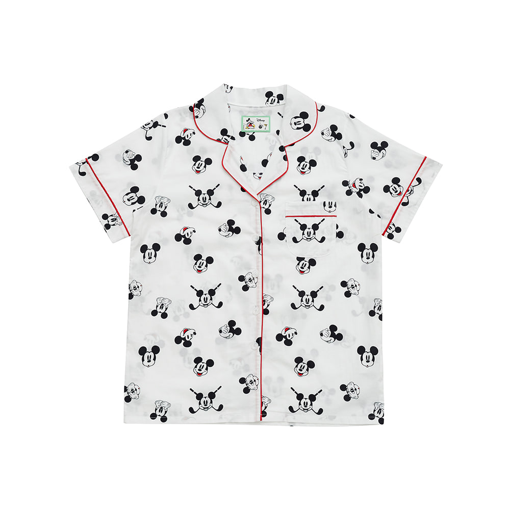 Mickey pattern pajama top