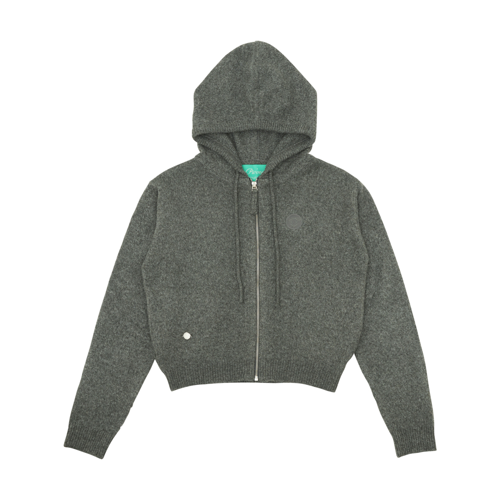 Piv&#039;vee knit zipped hoodie