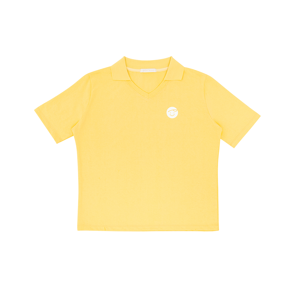 [Flagship Only] Piv&#039;vee V Neck Collar T-shirt
