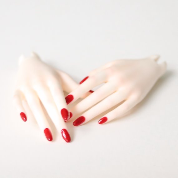 Female Hand Blushing (Red)