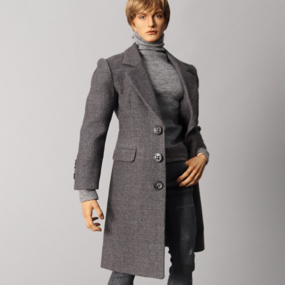 MSD_Gray Wool Long Coat