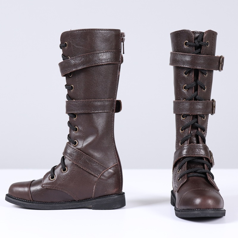 SD_Dark Brown Strap Boots