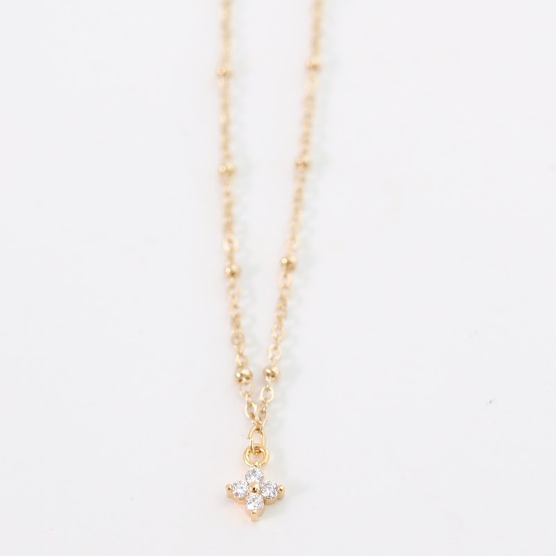 SD_Petit Flower Necklace (Gold)