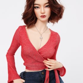 SD_Wrap Blouse (Red)