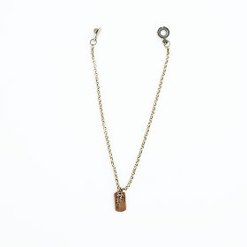 SD_Vintage Gold Ball Chain Necklace