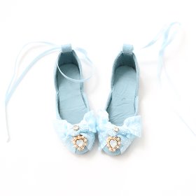 SD_Blue Ribbon Ballerina Shoes