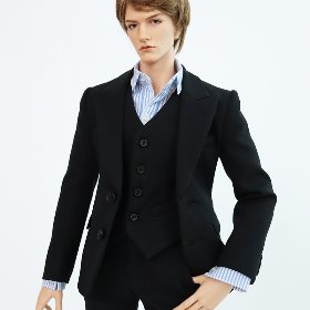MSD_Black Wide Peak Lapel Jacket(Only for 51 ATH)