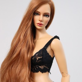 Soft Waves with Side Part_Orange Brown (5-6 Inch)