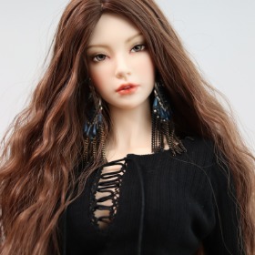 Long Soft Wave Hair_Brown(7~8 Inch)