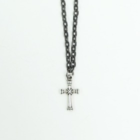 SD_Antique Silver Cross Necklace