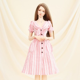 SD_Stripe Linen Dress