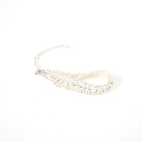 SD_Silver Crystal Bracelet (22cm)
