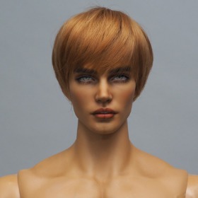 Medium Length Hair_Orange Brown (8-9 Inch)