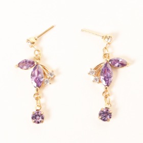 SD_Lilac Petal Earrings