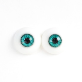 14mm Real Eyes(6mm iris)_Teal Green