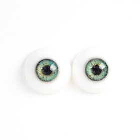 14mm Real Eyes(6mm iris)_Forest Green