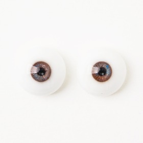 10mm Real Eyes(4mm iris)_Galaxy Brown