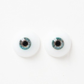 14mm Real Eyes(6mm iris)_Opal Blue
