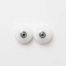 10mm Real Eyes(3mm iris)_Forest Green