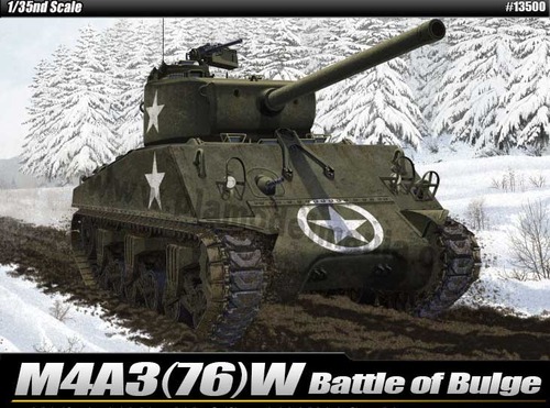 13500 1/35 US Army M4A3 76mm &#039;Battle of Bulge&#039;