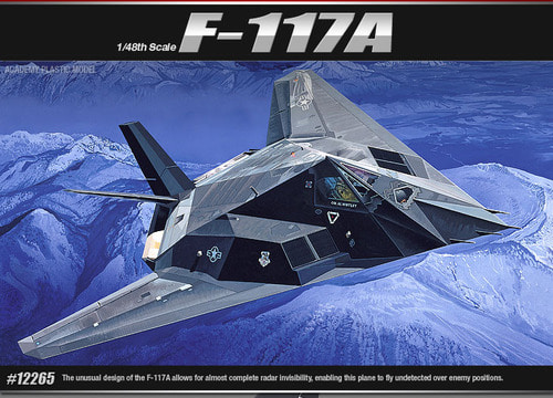 12265 1/48 F-117A STEALTH FIGHTER 스텔스전폭기