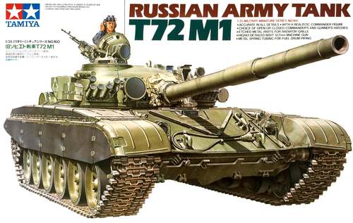 35160  Russian Army Tank T72M1