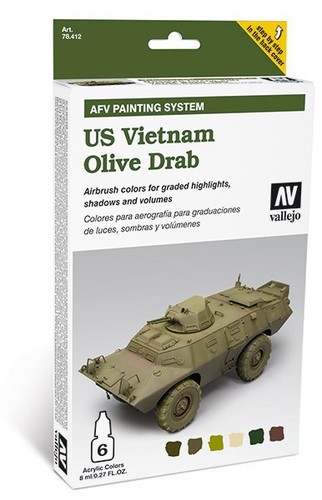 VAL0078412 US Vietnam Olive Drab (6 color/8ml)