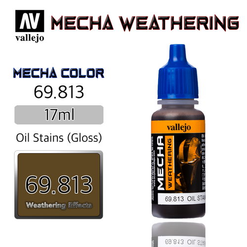 Vallejo _ 69813 Mecha Color _ Weathering _ Oil Stains (Gloss)