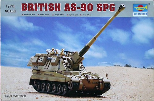 07221  1/72 British AS-90 self-propelled howitzer