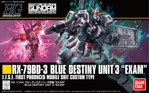 BAN222262  HGUC-209 Blue Destiny Unit 3 &#039;Exam&#039;