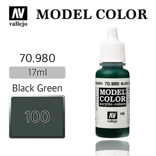 Vallejo _ [100] 70980 Model Color _ Black Green