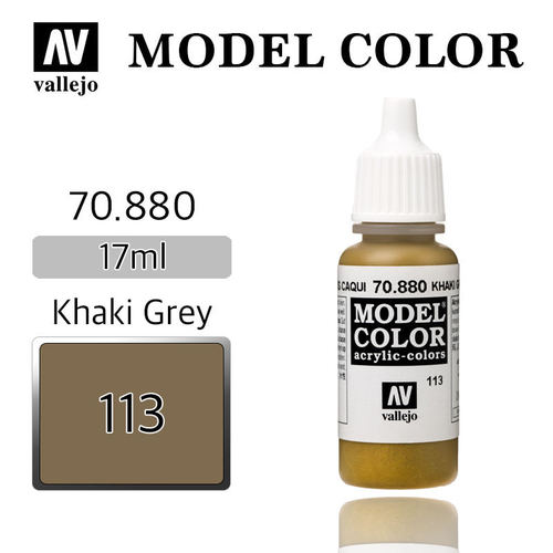 Vallejo _ [113] 70880 Model Color _ Khaki Grey