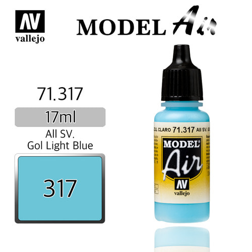 Vallejo _ 71317 Model Air _ All SV. Gol Light Blue