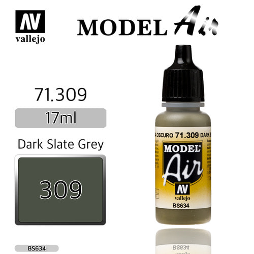 Vallejo _ 71309 Model Air _ Dark Slate Grey