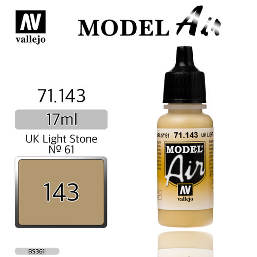 Vallejo _ 71143 Model Air _ UK Light Stone Nº 61