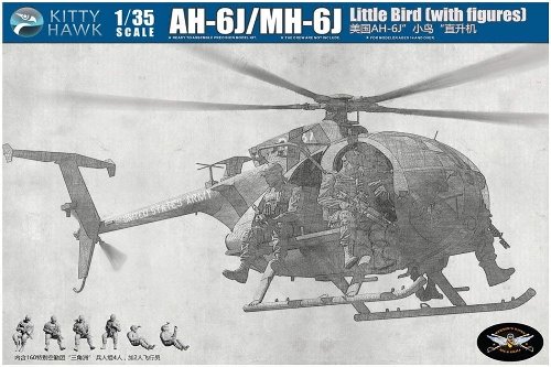 KH50004   1/35 AH-6J/MH-6J Little Bird (with figures)
