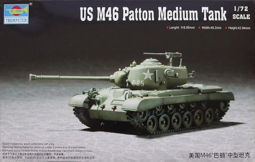 07288 1/72 US M46 Patton Medium Tank