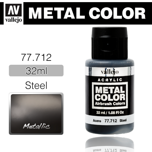Vallejo _ 77712 Metal Color _ Steel (Metallic)