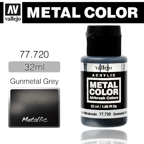Vallejo _ 77720 Metal Color _ Gunmetal Grey (Metallic)